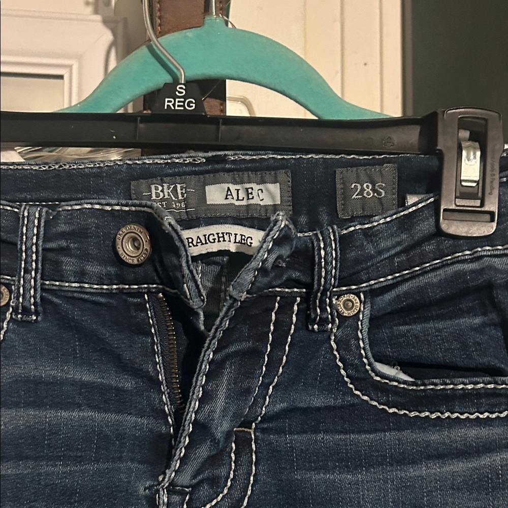 BKE Alec Dark Blue Denim Jeans